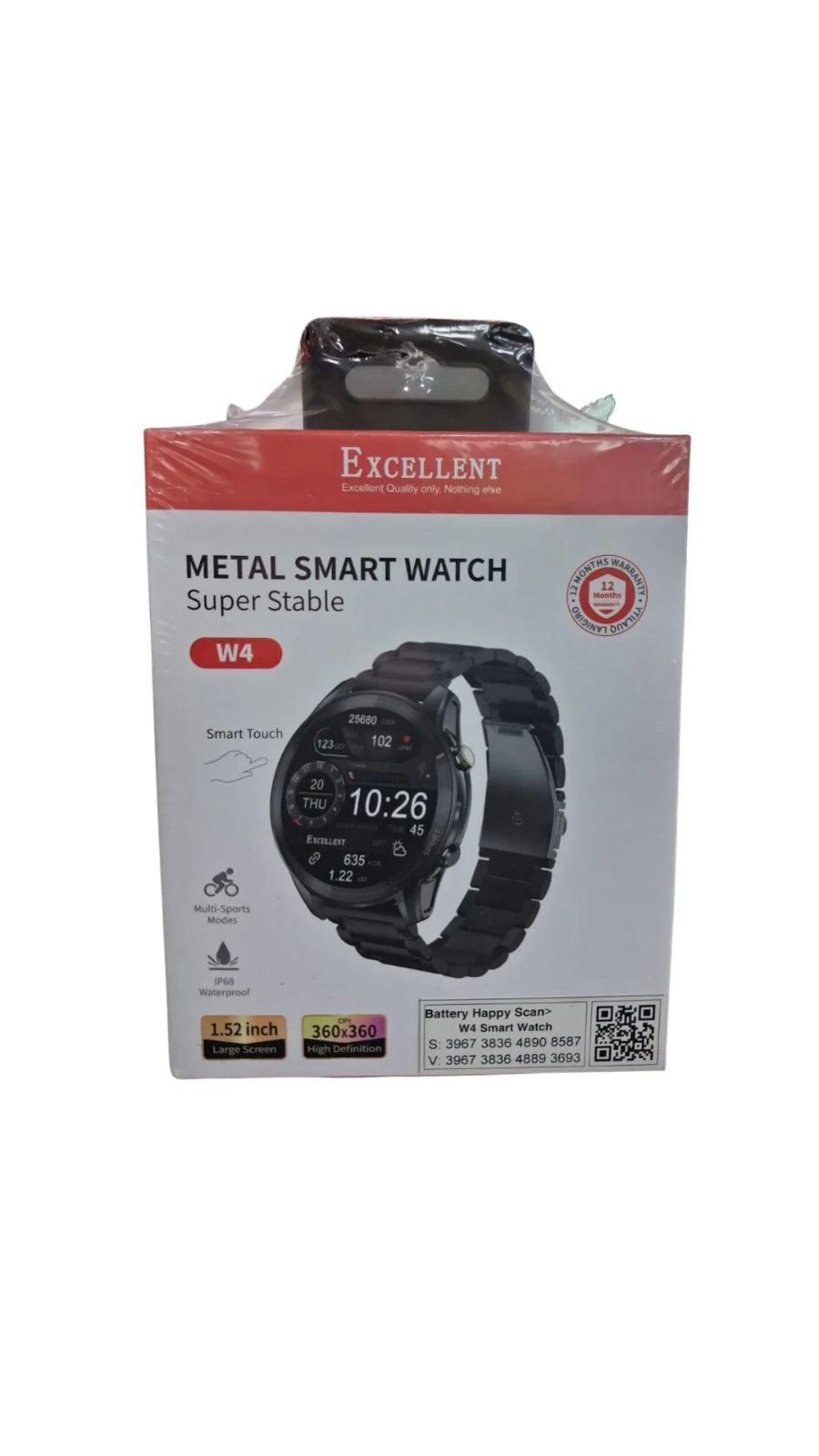 Excellent W4 Metal Smartwatch