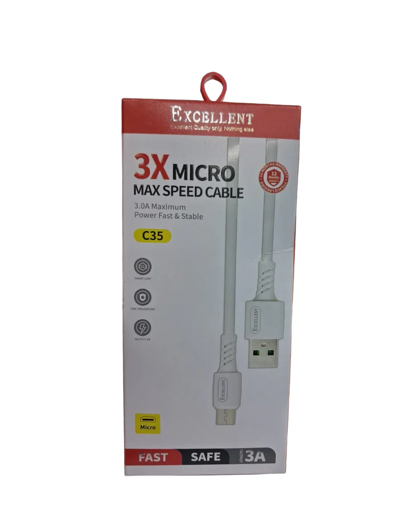 Excellent 3X Micro Max Cable
