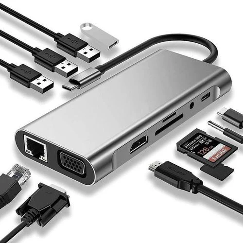 Type C to HDMI 11 IN 1 Adapter