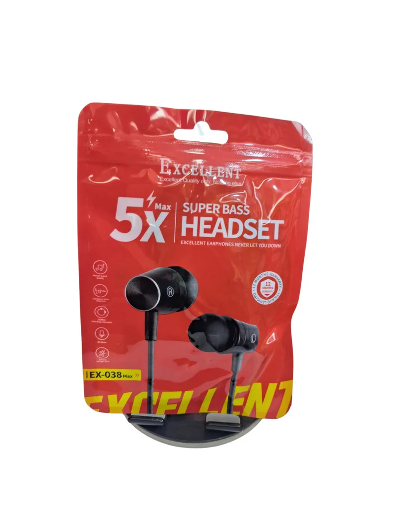 Excellent 5X Max Super Bass Headset