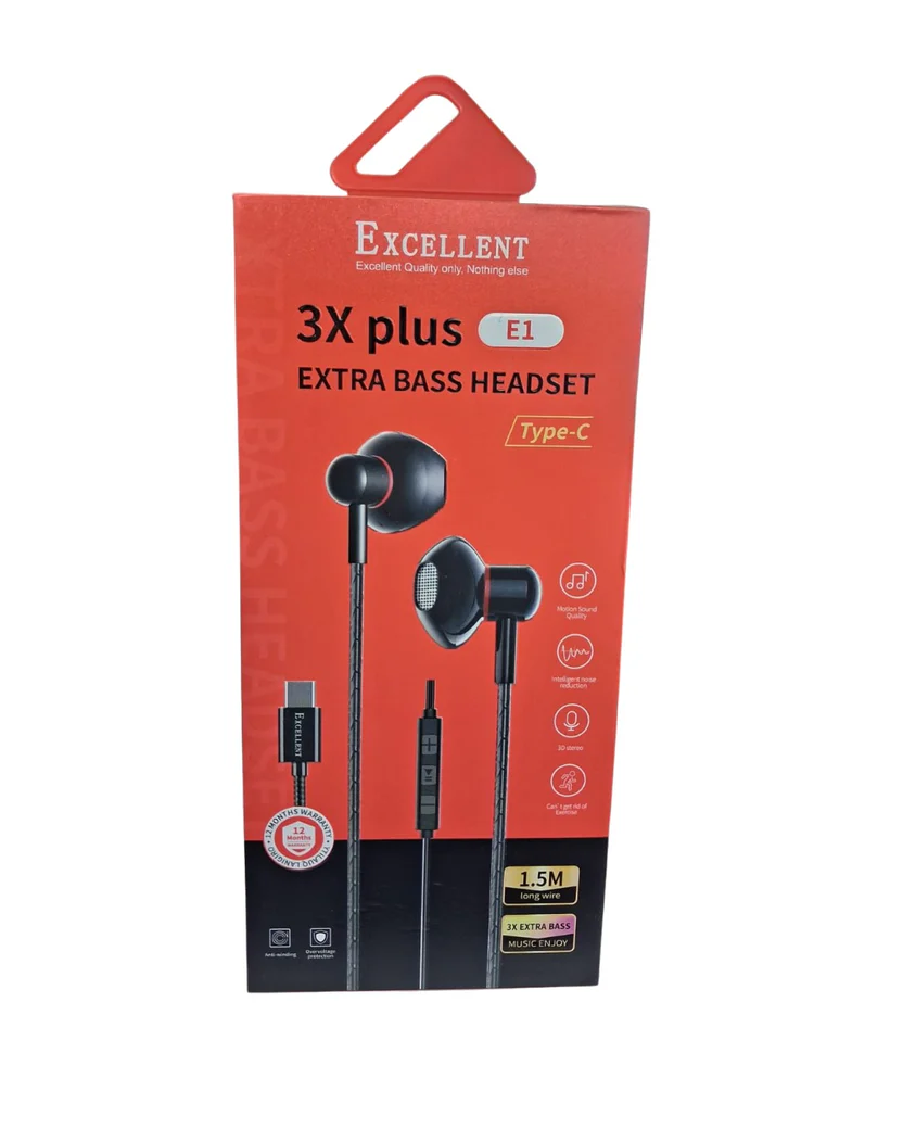 Excellent Type-C 3X Plus Headset