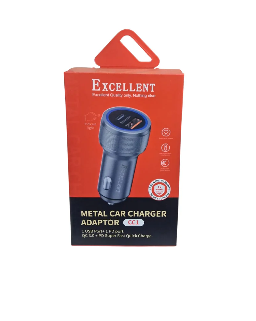 Excellent EX-CC1 Metal Car Charger